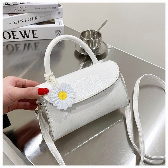 Crocodile pattern small bag new simple single shoulder bag - Picture 7 of 12